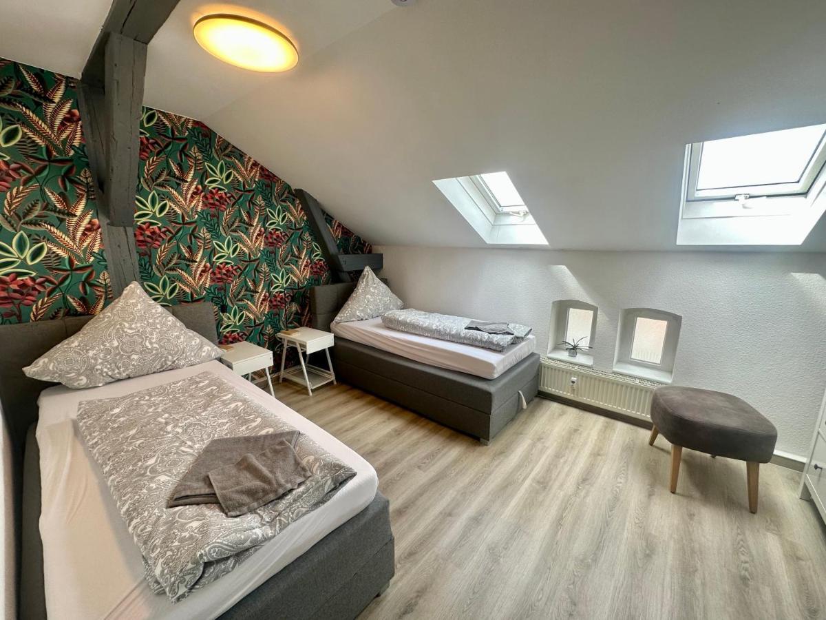 Apartment Zum Bunten Schmetterling Inkl. Parkplatz Erfurt Exterior foto